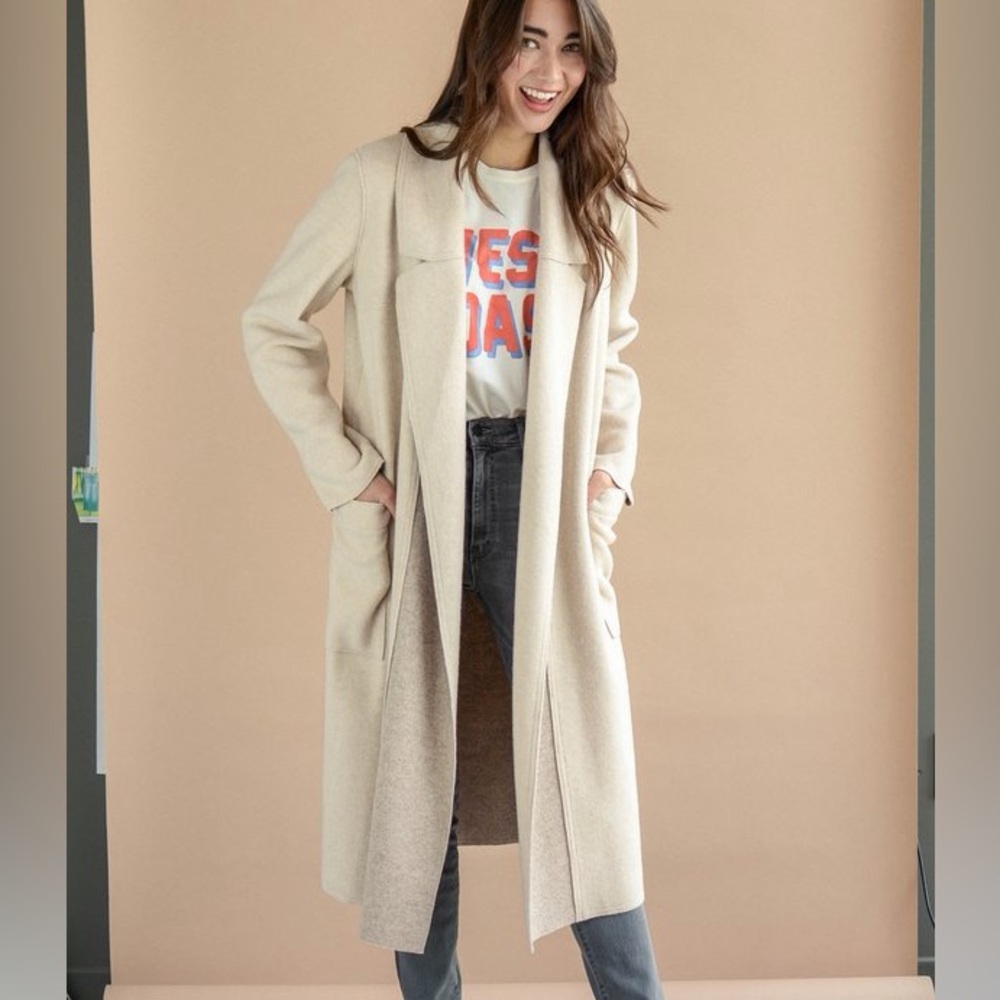 Sosken Studio Bella Brushed Knit Coat